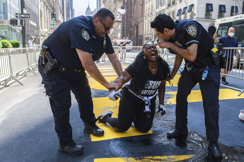 APTOPIX Racial Injustice New York